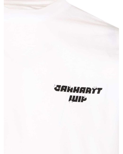 Carhartt White "wiptopia" T-shirt