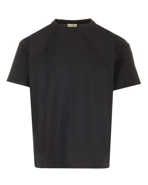 Saint Laurent Ysl Black T shirt Lyst