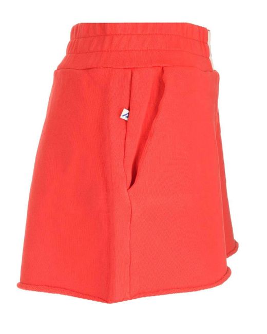 Autry Red Shorts With Drawstring Waist