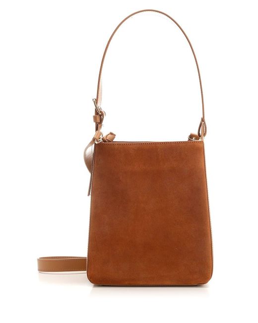 A.P.C. Brown Virginie Small Tote Bag
