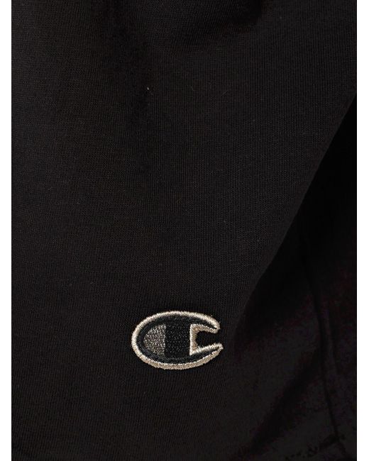 Rick Owens X Champion Black Cropped T-shirt