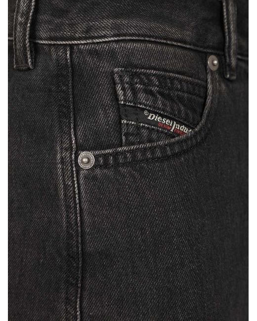 DIESEL Black De-ard Miniskirt