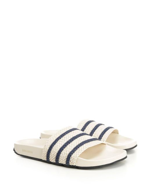 Adidas White Wales Bonner "adilette" Slipper