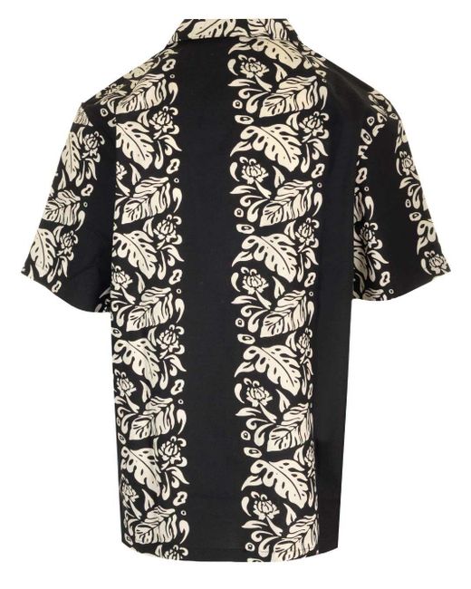 Carhartt Black "s/s Floral" Shirt for men