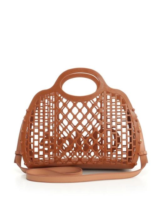 Chloé Brown "chloé Cage" Tote Bag