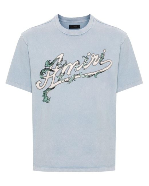 Amiri Blue "filigree" T-shirt