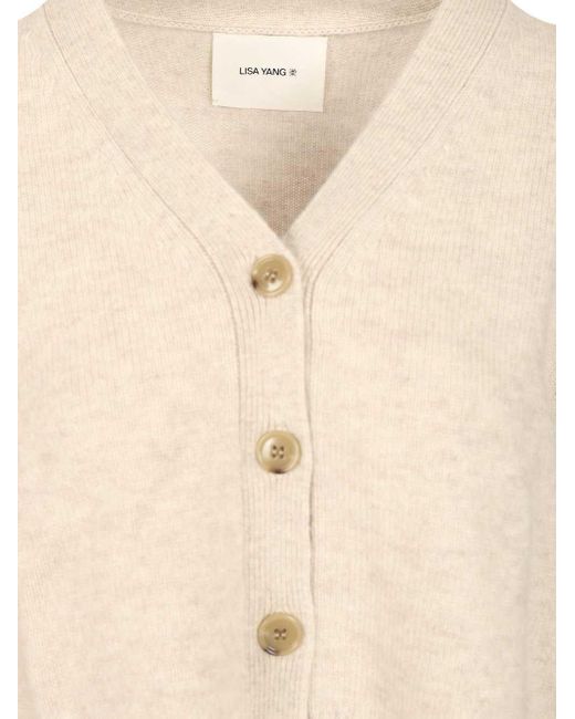 Lisa Yang Natural Marion Cardigan