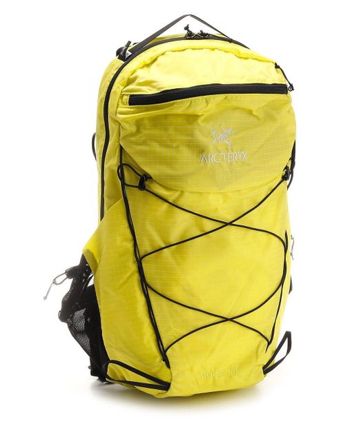 Arc'teryx Yellow "aerios 18" Backpack for men