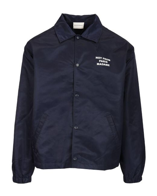 Drole de Monsieur Blue "slogan" Bomber Jacket for men