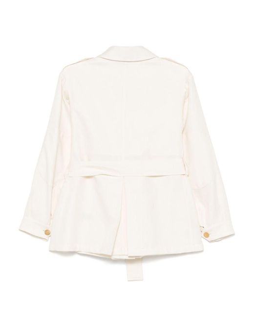 Sealup Natural Sahara Jacket In Parachute Canvas