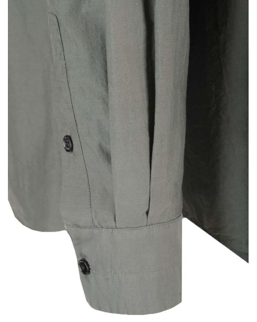 Lemaire Gray Boxy Fit Shirt for men