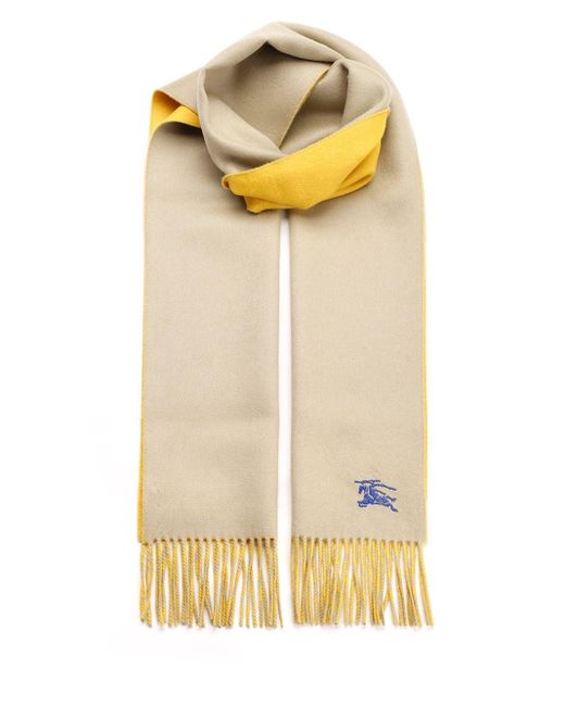 Burberry Yellow Cashmere Scarf