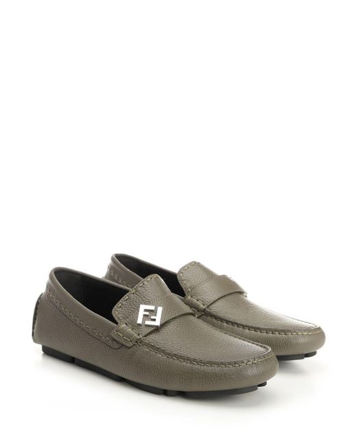 Fendi Gray Driver Ff Squared