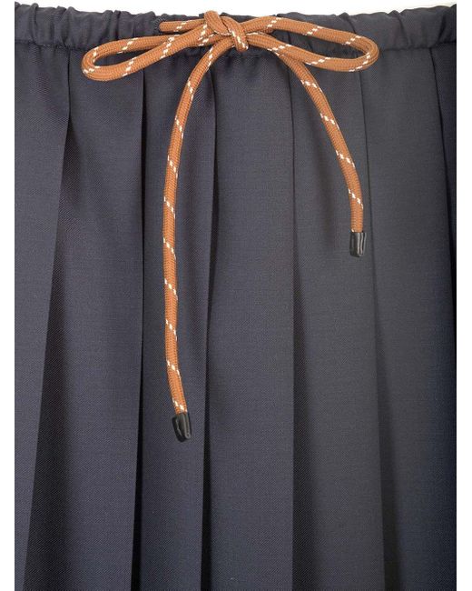 スカート MIU MIU MG2396_11AD_F0008 PLEATED BATAVIA MIDI SKIRT スカート MIU MIU MG2396_11AD_F0008 PLEATED BATAVIA MIDI