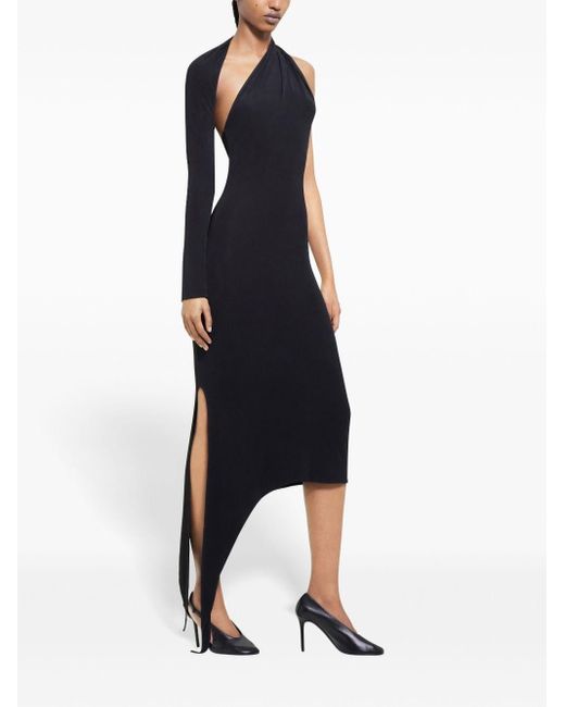 Courreges Black One-shoulder Dress