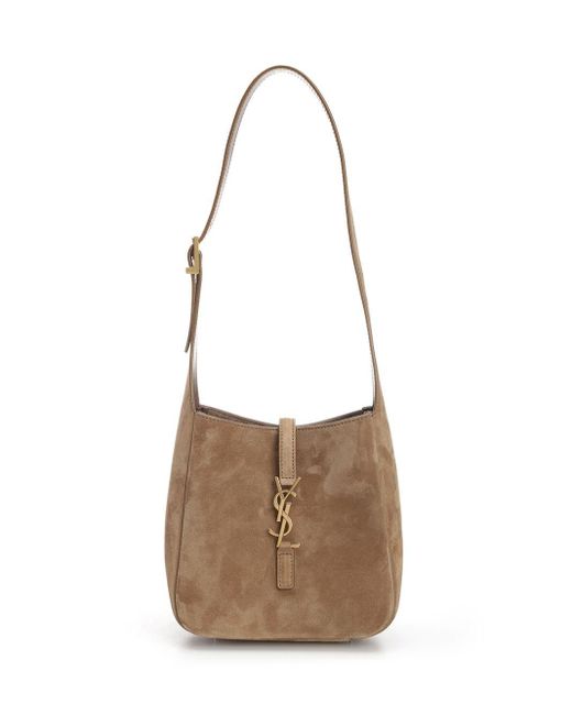 Saint Laurent White "le 5 À 7" Hobo Bag
