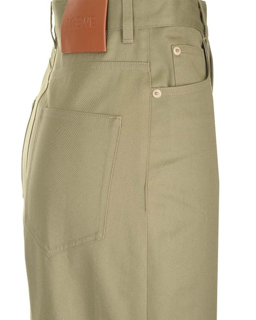 Loewe Natural High-waisted Trousers