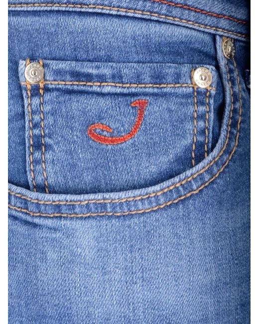 Jacob Cohen Blue Mid- Denim Nick Jeans for men