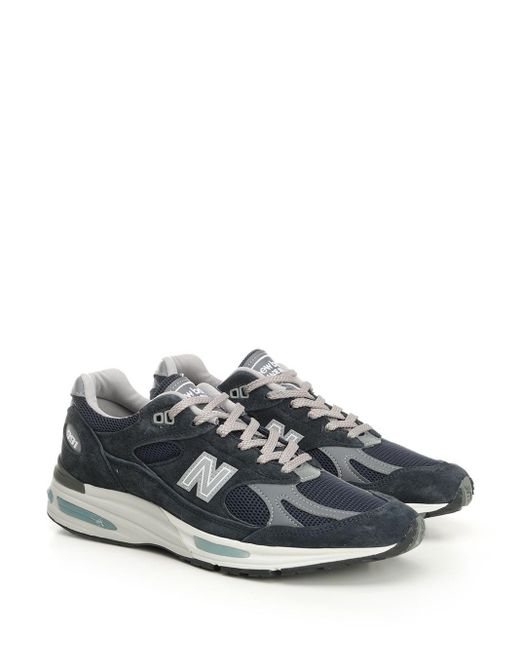 New Balance White "991" Sneaker