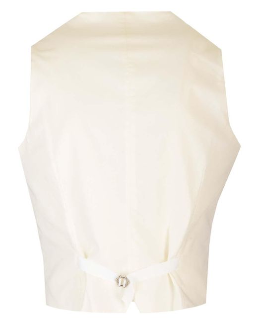 Tagliatore Natural Double-breasted "ben" Vest for men