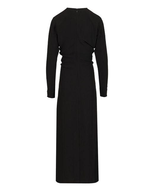 Totême  Black Long Sleeve Dress