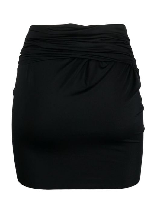 Versace Black Medusa Wrap Skirt