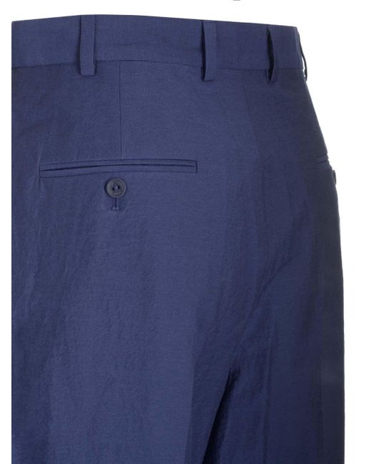 A.P.C. Blue Melissa Straight Leg Trousers