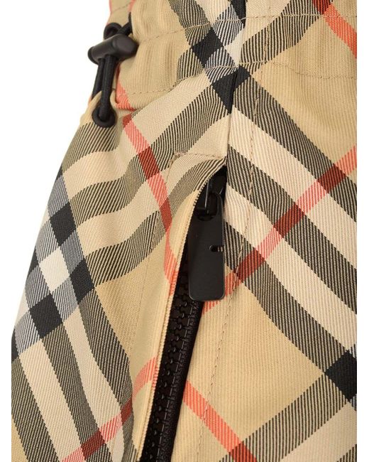 Burberry Natural Check Twill Shorts for men