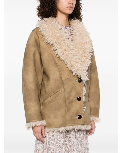 Isabel Marant Brown "clea" Coat