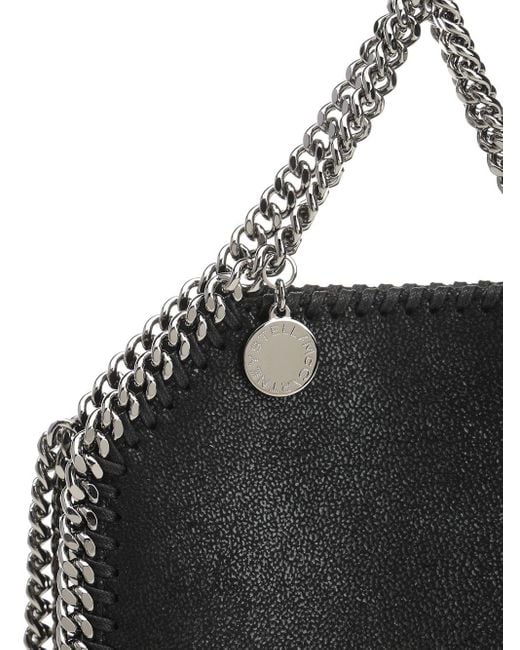 Stella McCartney Black Falabella Micro Tote Bag