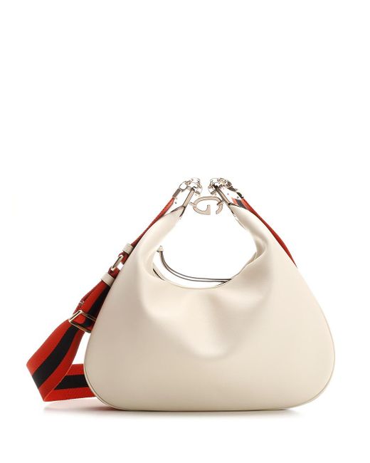 Gucci Leather Hobo Bag in Natural Lyst