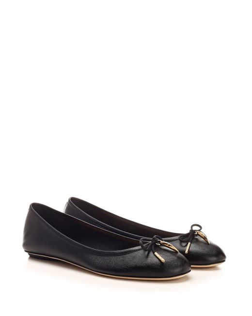 Chloé Black Iris Flat Shoes