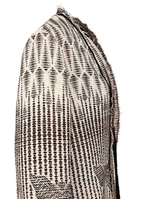 Forte Forte Gray "libelle" Jacquard Coat