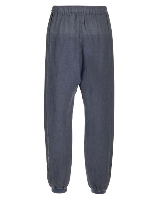 Vivienne Westwood Blue Linen Trousers for men