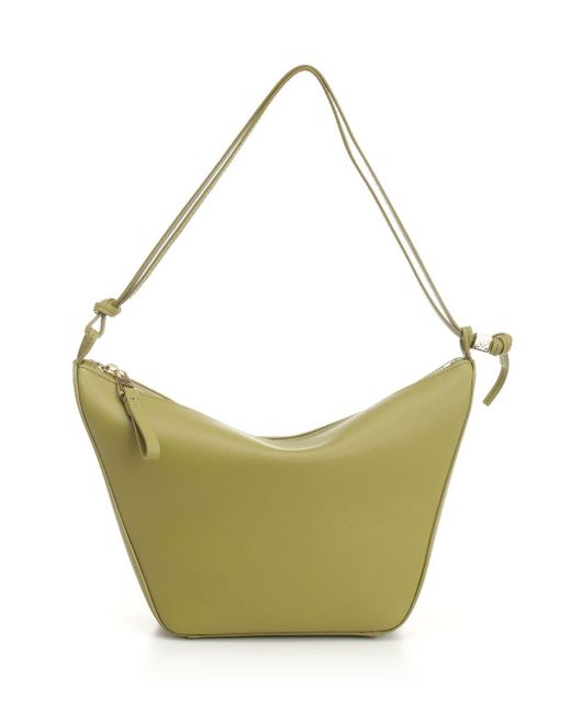 Loewe Green Mini "hammock" Hobo Bag