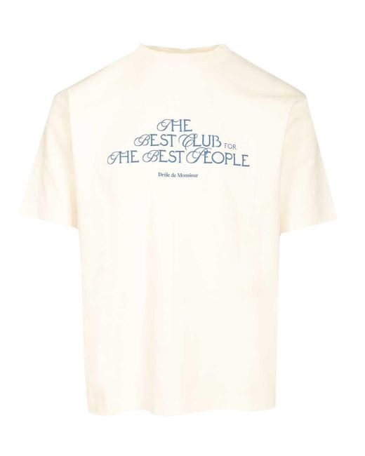 Drole de Monsieur White "the Best Club" T-shirt