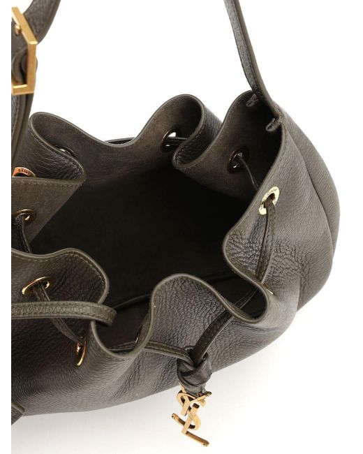 Saint Laurent Black "paris Vii" Hobo Bag