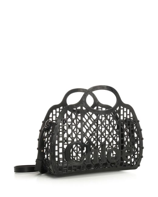 Chloé Black "chloé Cage" Tote Bag