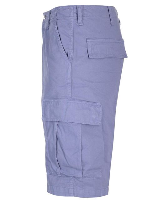 Carhartt Blue Cargo Bermuda Shorts for men