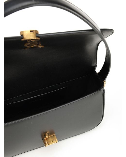 Saint Laurent Black Medium "solferino" Bag