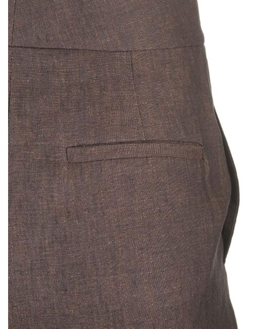 Loewe Brown Linen Trousers