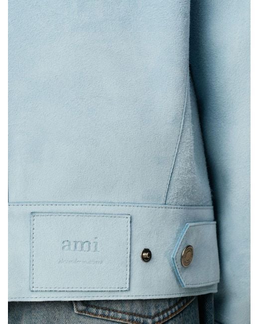 AMI Blue Suede Jacket