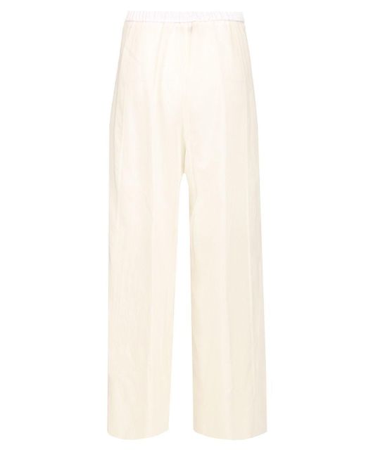 Forte Forte White Flared Trousers