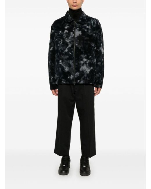 Y-3 Black And Camouflage Jacket Duvets And Padded Items for men