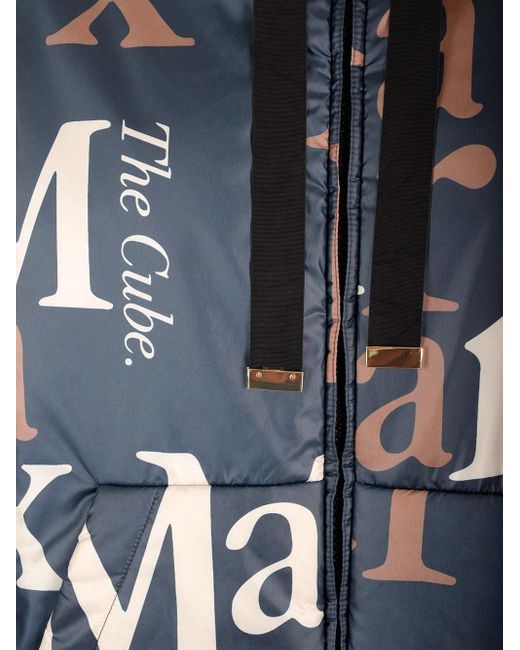Max Mara The Cube Black Reversible Padded Jacket