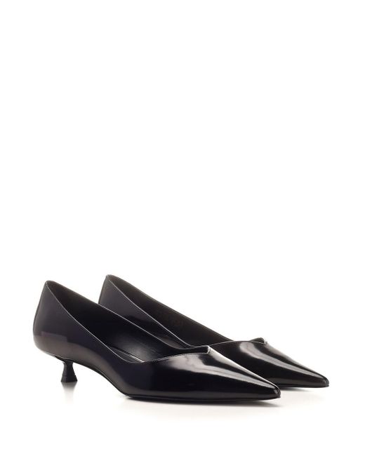 Stuart Weitzman Black Eva Pumps