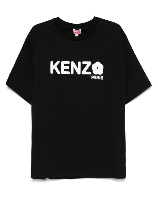 KENZO Black Oversized 'boke Flower 2.0' T-shirt