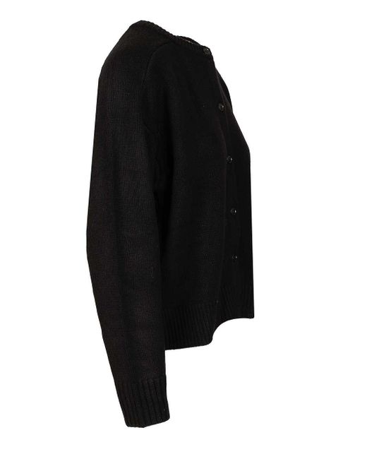 Loulou de Saison Black "aidar Lds" Cashmere Blend Cardigan