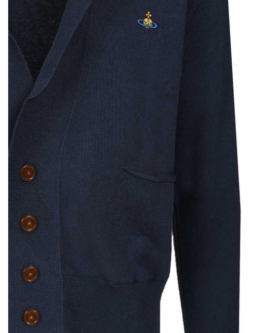 Vivienne Westwood Blue Samuel Cardigan for men