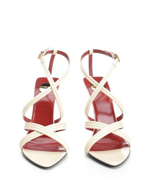 【関税&送料込】Saint Laurent Rossi Wedge Sandal Saint Laurent Rossi Wedge Sandal in Nero | FWRD